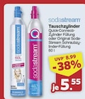 Tauschzylinder Quick-Connect-Zylinder Füllung von sodastream für 5,55 € bei famila Nordwest im Angebot Tauschzylinder Quick-Connect-Zylinder Füllung von sodastream im aktuellen famila Nordwest Prospekt