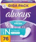 Slipeinlagen von Always für 3,29 € bei Netto Marken-Discount im Angebot Slipeinlagen von Always im aktuellen Netto Marken-Discount Prospekt