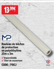 Rouleau de bâches de protection en polyéthylène 25 m x 3 m - MULTIPLAST en promo chez Screwfix Saint-Denis à 13,99 €