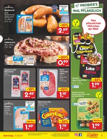Wurst im Netto Marken-Discount Prospekt "Aktuelle Angebote" mit 55 Seiten (Bielefeld)