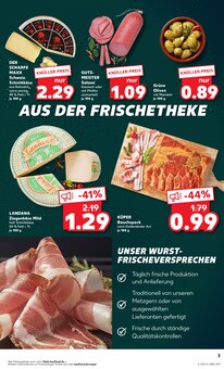 Feinkostlebensmittel im Kaufland Prospekt "EXTRA-ANGEBOTE" mit 8 Seiten (Wuppertal)