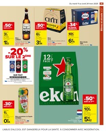 Offre Bière blonde dans le catalogue Carrefour du moment à la page 43