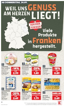 Eier im Kaufland Prospekt "Hier bin ich richtig" mit 70 Seiten (Erlangen)