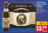 Premium Hefe Weißbier Angebote von Franziskaner bei Netto Marken-Discount Moers für 13,99 €