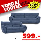 Utah 2,5-Sitzer + 2-Sitzer Sofa bei Seats and Sofas im Viersen Prospekt für 599,00 €