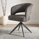 Chaise de bureau pivotante taupe en promo chez B&M Chaise de bureau pivotante taupe dans le catalogue B&M