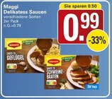 Delikatess Saucen Angebote von Maggi bei WEZ Minden für 0,99 €