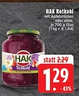 Aktuelles Rotkohl Angebot bei EDEKA in Mönchengladbach ab 1,29 €