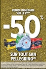 -50% remise immédiate sur le 2ème sur tout San Pellegrino à Intermarché Super dans Aigrefeuille-d'Aunis