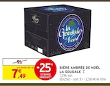 Intermarché Super Louhossoa - Promo Bière ambrée de Noël Promo Bière ambrée de Noël à 7,49 € dans le catalogue Intermarché Super à Louhossoa