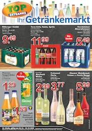 TOP Getränke Prospekt für Gütersloh mit 4 Seiten TOP Getränke Prospekt für Gütersloh: "Aktuelle Angebote", 4 Seiten, 20.10.2025 - 25.10.2025