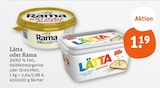 Halbfettmargarine im tegut Prospekt Halbfettmargarine von Rama im aktuellen tegut Prospekt für 1,19 €