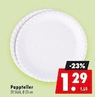 Pappteller für 1,29 € bei Mäc-Geiz im Angebot Pappteller im aktuellen Mäc-Geiz Prospekt