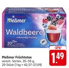 Früchtetee im Angebot bei E center in Freiburg Früchtetee Angebote von Meßmer bei E center Freiburg für 1,49 €