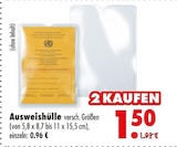 Ausweishülle für 0,96 € bei Mäc-Geiz im Angebot Ausweishülle im aktuellen Mäc-Geiz Prospekt