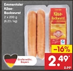 Emmentaler Käse-Bockwurst von  im aktuellen Netto Marken-Discount Prospekt für 2,49 €