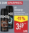 Deospray von AXE im aktuellen ALDI Nord Prospekt für 3,49 €