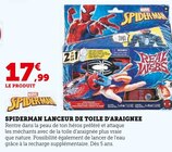 Spiderman Lanceur de Toile d'Araignée - Marvel en promo à 17,99 € chez Hyper U Spiderman Lanceur de Toile d'Araignée - Marvel dans le catalogue Hyper U