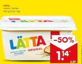 Butter im Netto Marken-Discount Prospekt Butter von Lätta im aktuellen Netto Marken-Discount Prospekt für 1,14 €