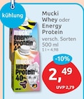 Whey Protein von Mucki für 2,49 € bei budni im Angebot Whey Protein von Mucki im aktuellen budni Prospekt