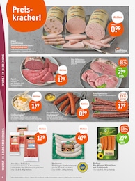 tegut Bratwurst im Prospekt 