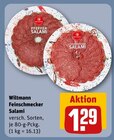 Feinschmecker Salami im Angebot bei REWE in Freital Feinschmecker Salami Angebote von Wiltmann bei REWE Freital für 1,29 €
