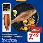 Geräucherte Lachsforelle von GOURMET FINEST CUISINE im aktuellen ALDI SÜD Prospekt für 7,49 €