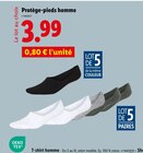 Protège-pieds homme en promo à 3,99 € chez Lidl Protège-pieds homme dans le catalogue Lidl