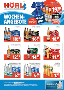 Getränke Hörl Prospekt HÖRL. DER GETRÄNKE SPEZIALIST mit 3 Seiten