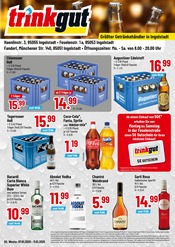 Aktueller Trinkgut Discounter Prospekt in Vohburg und Umgebung, "Größter Getränkehändler in Ingolstadt" mit 4 Seiten, 07.01.2025 - 11.01.2025