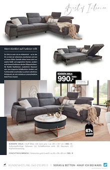 Ecksofa im Kabs Prospekt "WOHNTRENDS SPECIAL" mit 32 Seiten (Bremen)