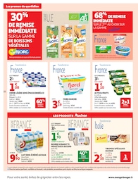 Prix et réduction Lait dans le prospectus Auchan Hypermarché en cours Offre Lait dans le catalogue Auchan Hypermarché du moment à la page 22