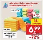 Aktuelles Mikrofasertücher BIGPACK XXL Angebot bei Netto Marken-Discount in Bielefeld ab 6,99 €