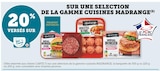 20% versés sur ma Carte U sur une sélection de la gamme cuisinés MADRANGE - MADRANGE en promo chez Super U 20% versés sur ma Carte U sur une sélection de la gamme cuisinés MADRANGE - MADRANGE dans le catalogue Super U