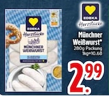 Münchner Weißwurst von EDEKA Herzstücke im aktuellen EDEKA Prospekt für 2,99 €