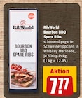 Bourbon BBQ Spare Ribs Angebote von RibWorld bei REWE Freiburg für 7,77 €