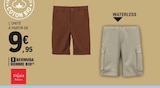 Bermuda homme bio - Tissaia Basics dans le catalogue E.Leclerc