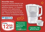 Wasserfilter Aluna Angebote von Brita bei GLOBUS Frankenthal für 12,99 €