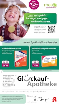 Aktueller mea - meine apotheke Prospekt "Unsere Dezember-Angebote" Seite 1 von 4 Seiten