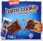 6 barres cookie - Sondey en promo chez Lidl Niort à 1,39 €