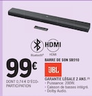 Barre de son sb510 - JBL dans le catalogue E.Leclerc