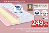 Kaltschaummatratze Luxus von Ergo Dream im aktuellen Segmüller Prospekt