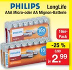 Aktuelle Batterie Angebote bei Zimmermann in Bremerhaven Aktuelles LongLife AAA Micro-Batterie Angebot bei Zimmermann in Bremerhaven ab 2,99 €