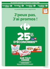 Catalogue Carrefour Proximité à Chauvigny cette semaine, valable du 22/09/2026 au 04/10/2026 Prospectus Carrefour Proximité à Chauvigny, "J'peux pas, J'ai promos !", 23 pages de promos valables du 22/09/2026 au 04/10/2026