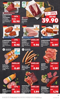 Käsewurst Angebot im aktuellen Kaufland Prospekt auf Seite 23