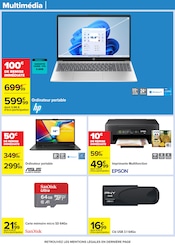 Imprimante Angebote im Prospekt "LE MOIS VIP, VERY IMPORTANT PROMOS*" von Carrefour auf Seite 90