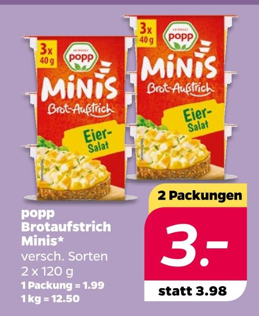 Brotaufstrich Minis