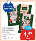 Aktuelles Schokolierte Früchte Angebot bei budni in Berlin ab 1,49 €