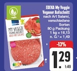 Veganer Aufschnitt nach Art Salami von EDEKA My Veggie im aktuellen EDEKA Prospekt für 1,29 €