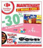 Catalogue Carrefour Market "Maintenant et moins cher !", 60 pages, à Mareuil-lès-Meaux, 31/03/2020 - 12/04/2020 Prospectus Carrefour Market "Maintenant et moins cher !", 60 pages, à Mareuil-lès-Meaux, 31/03/2020 - 12/04/2020